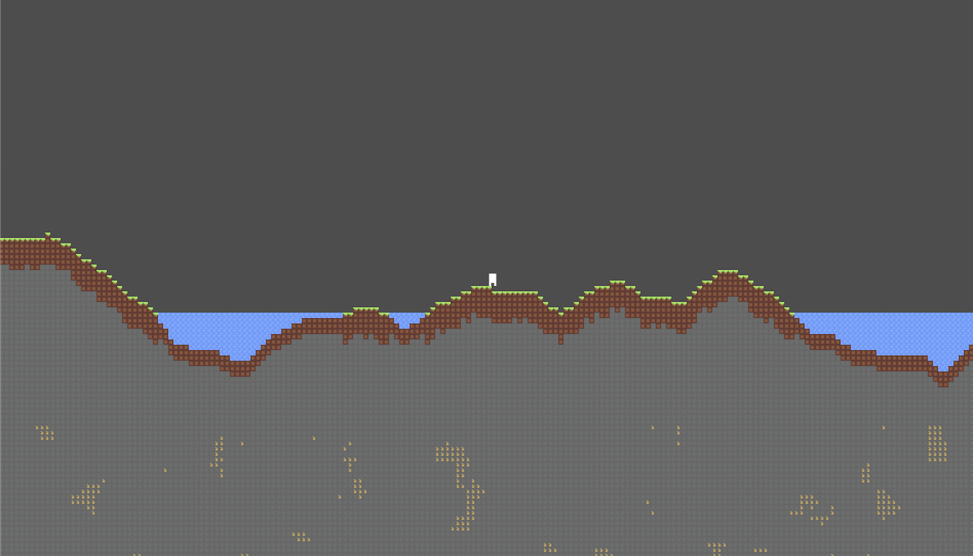 Image of in progress godot game terrain generation